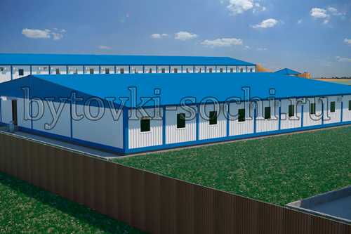 Столовая для строителей аэропорта в Симферополе